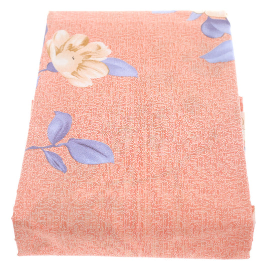 Peachy Pinks Double Bed Sheet - Habitt