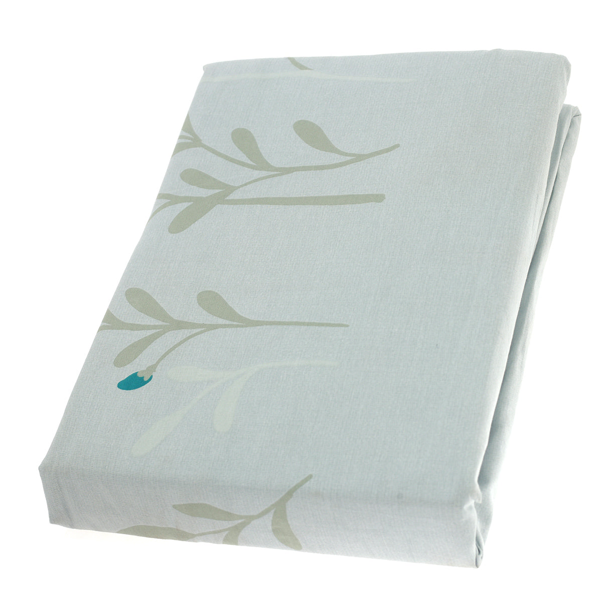 Double Bed Sheet Green Leaf 96x102 - Habitt