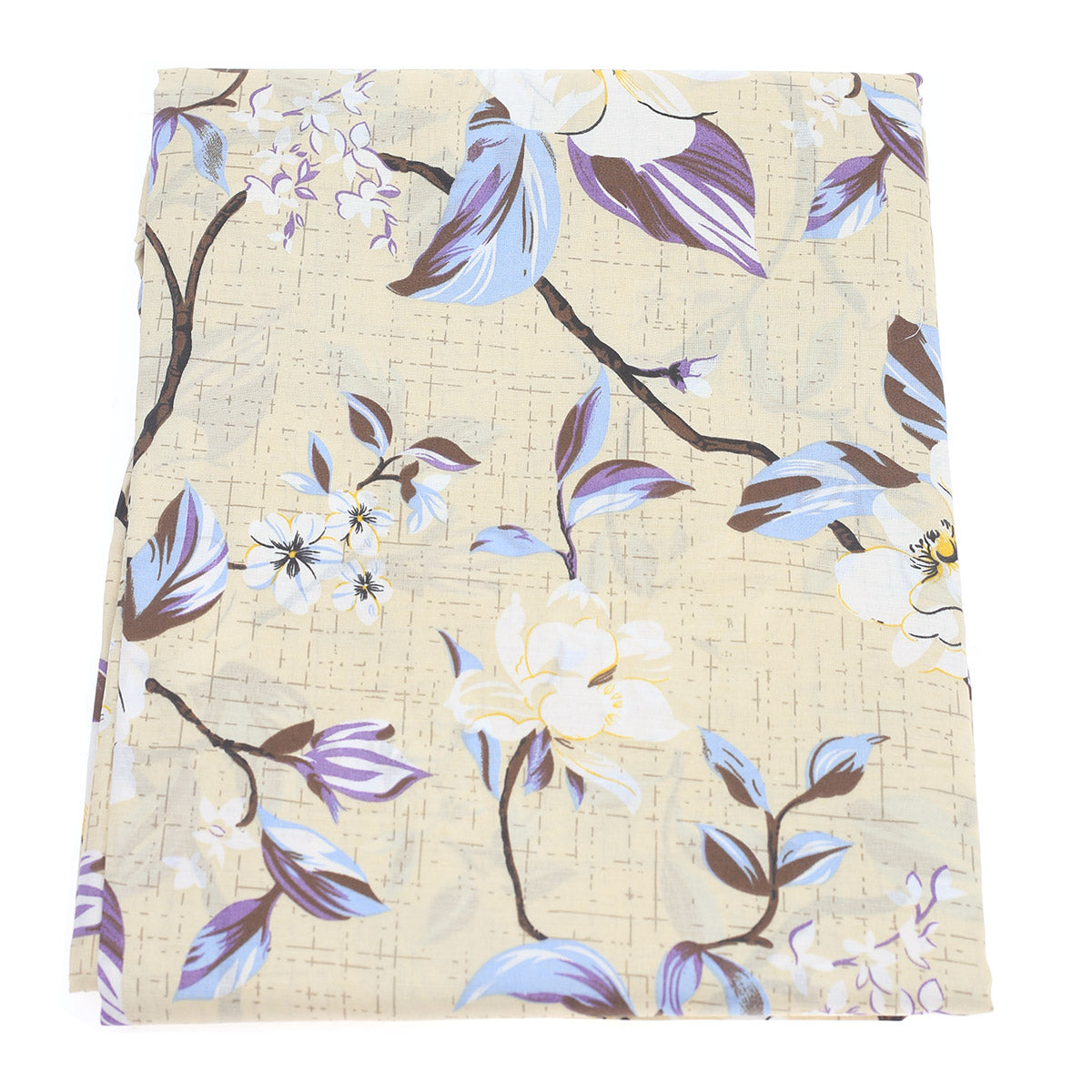 Blue Florals Double Bed Sheet 90x94E-Com - Habitt