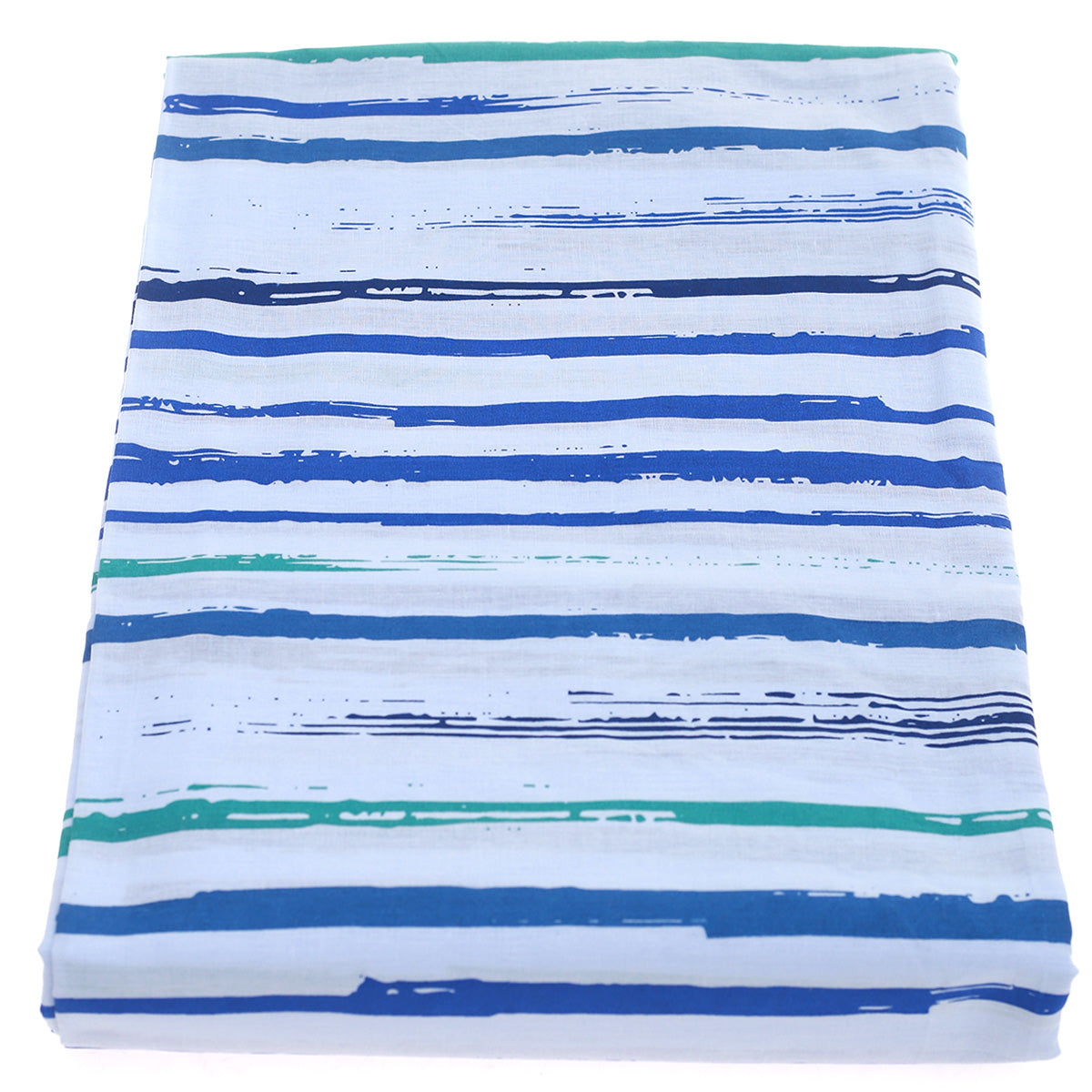 Blue Crush Strokes Double Bedsheet - Habitt