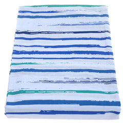 Blue Crush Strokes Double Bedsheet - Habitt