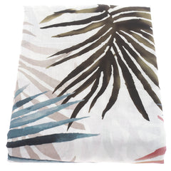Leafy Lines Double Bedsheet - Habitt