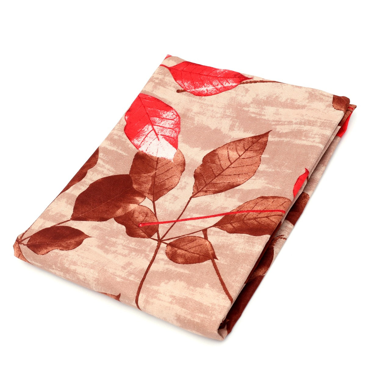 Double BedSheet 90x96" Brown Leaf (BR) - Habitt
