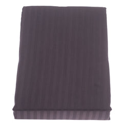 CharCoal Grey Stripe Satin Double Bed Sheet 96x102 - Habitt