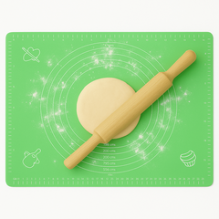 Silicone Baking Sheet (Assorted) – Non-Stick Pastry Mat with Measurement Guide - Habitt