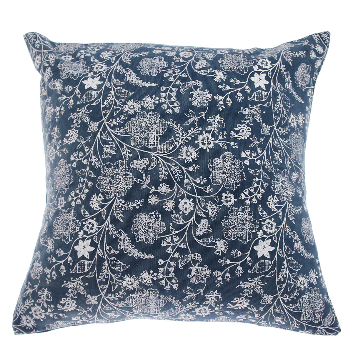 Blue Floarl Cushion Cover 18x18" - Habitt