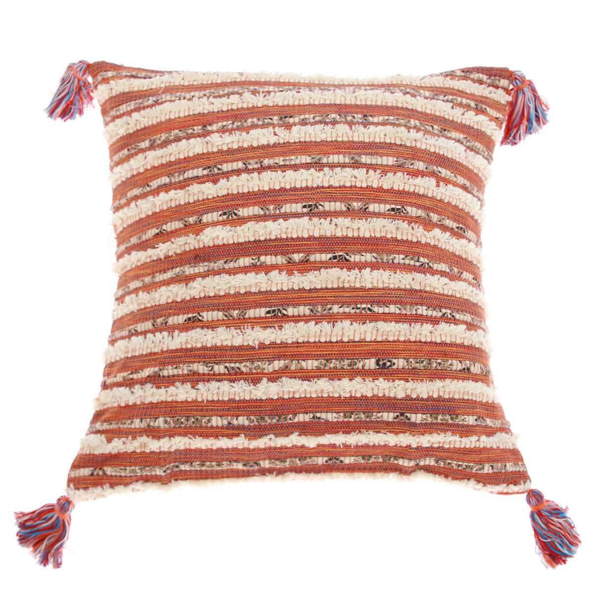 Multi Textures Cushion Cover 18x18" - Habitt