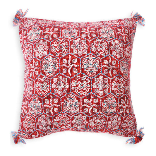 Tangerine Ethnic Cushion Cover 20x20" - Habitt
