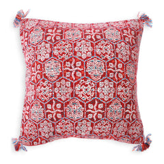 Tangerine Ethnic Cushion Cover 20x20" - Habitt