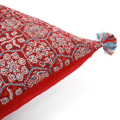 Tangerine Ethnic Cushion Cover 20x20" - Habitt