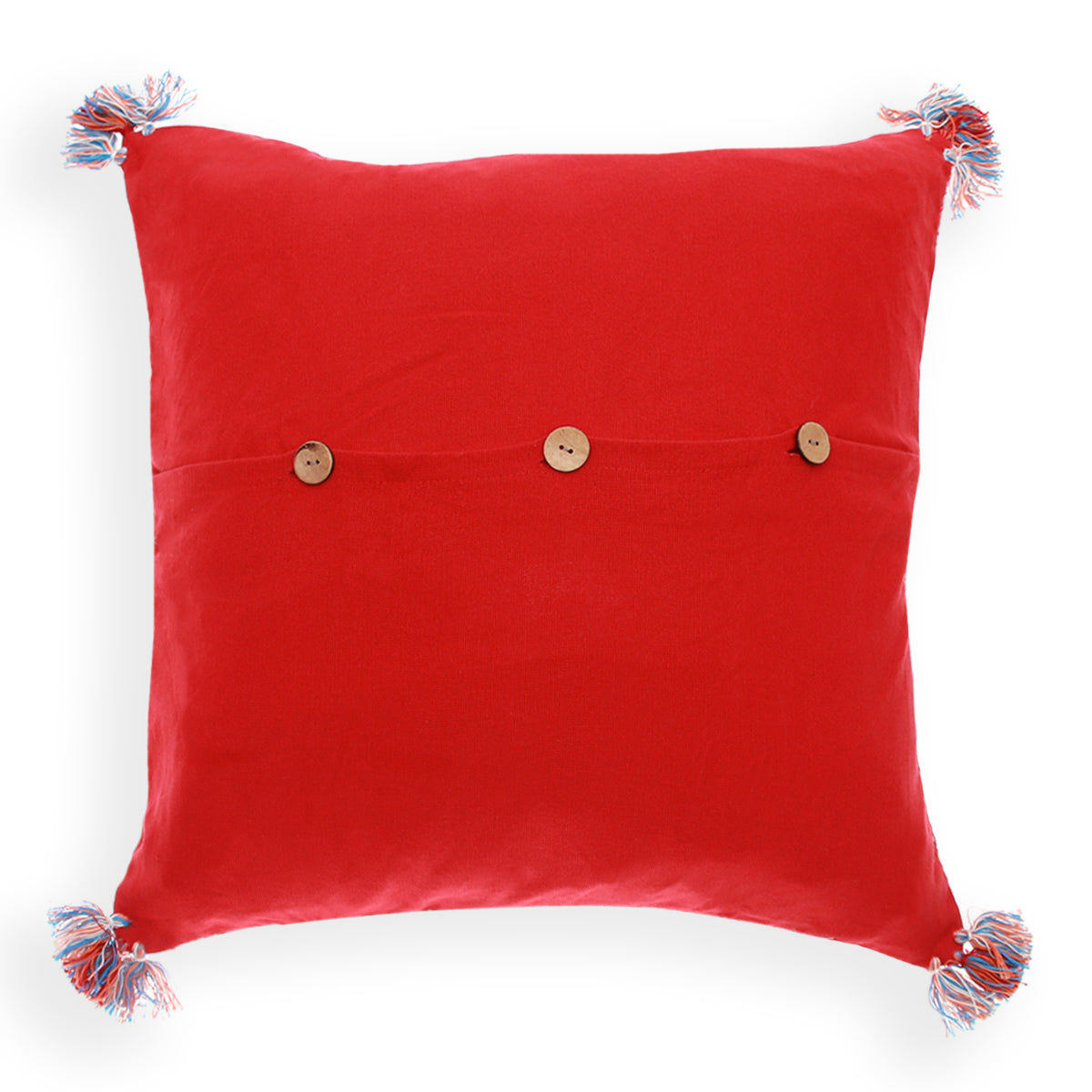 Tangerine Ethnic Cushion Cover 20x20" - Habitt