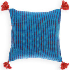 Blue Kantha Cushion cover 20x20" - Habitt