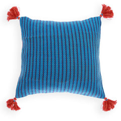 Blue Kantha Cushion cover 20x20" - Habitt