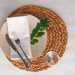 PLACEMAT ROUND SEAGRASS 15iNCH - Habitt