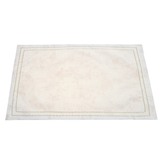 Beige Floral Garden Placemat 13x19 WCC - Habitt