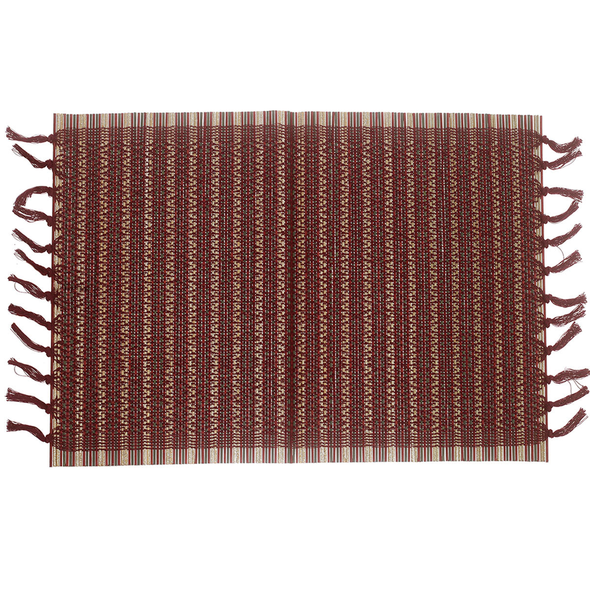 Multi Textures Bamboo Placemat 13x19 WCC - Habitt