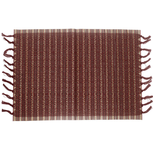 Multi Textures Bamboo Placemat 13x19 WCC - Habitt