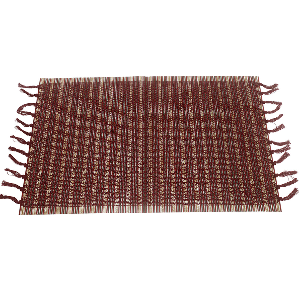 Multi Textures Bamboo Placemat 13x19 WCC - Habitt