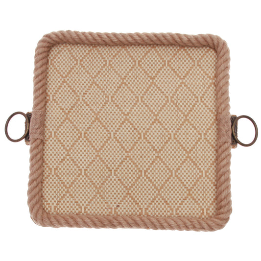 Square Tray Brown L 7631-1 - Habitt