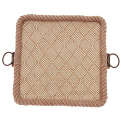 Square Tray Brown L 7631-1 - Habitt