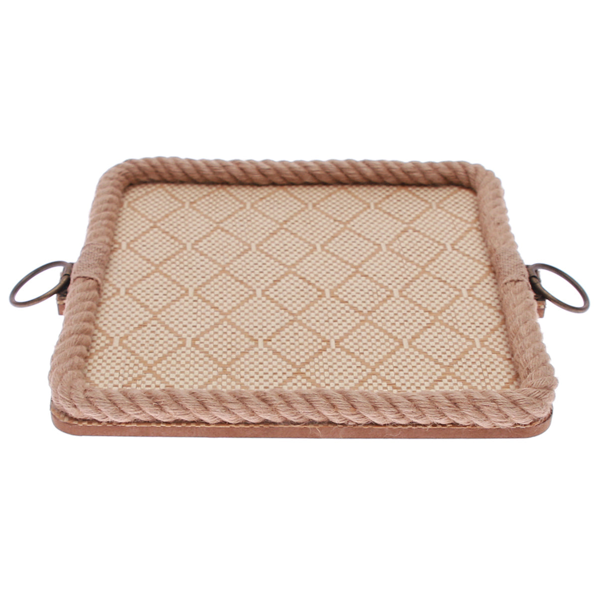 Square Tray Brown L 7631-1 - Habitt
