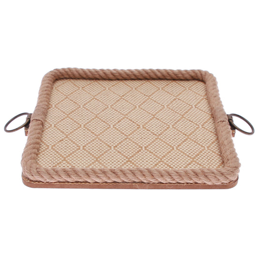 Square Tray Brown L 7631-1 - Habitt