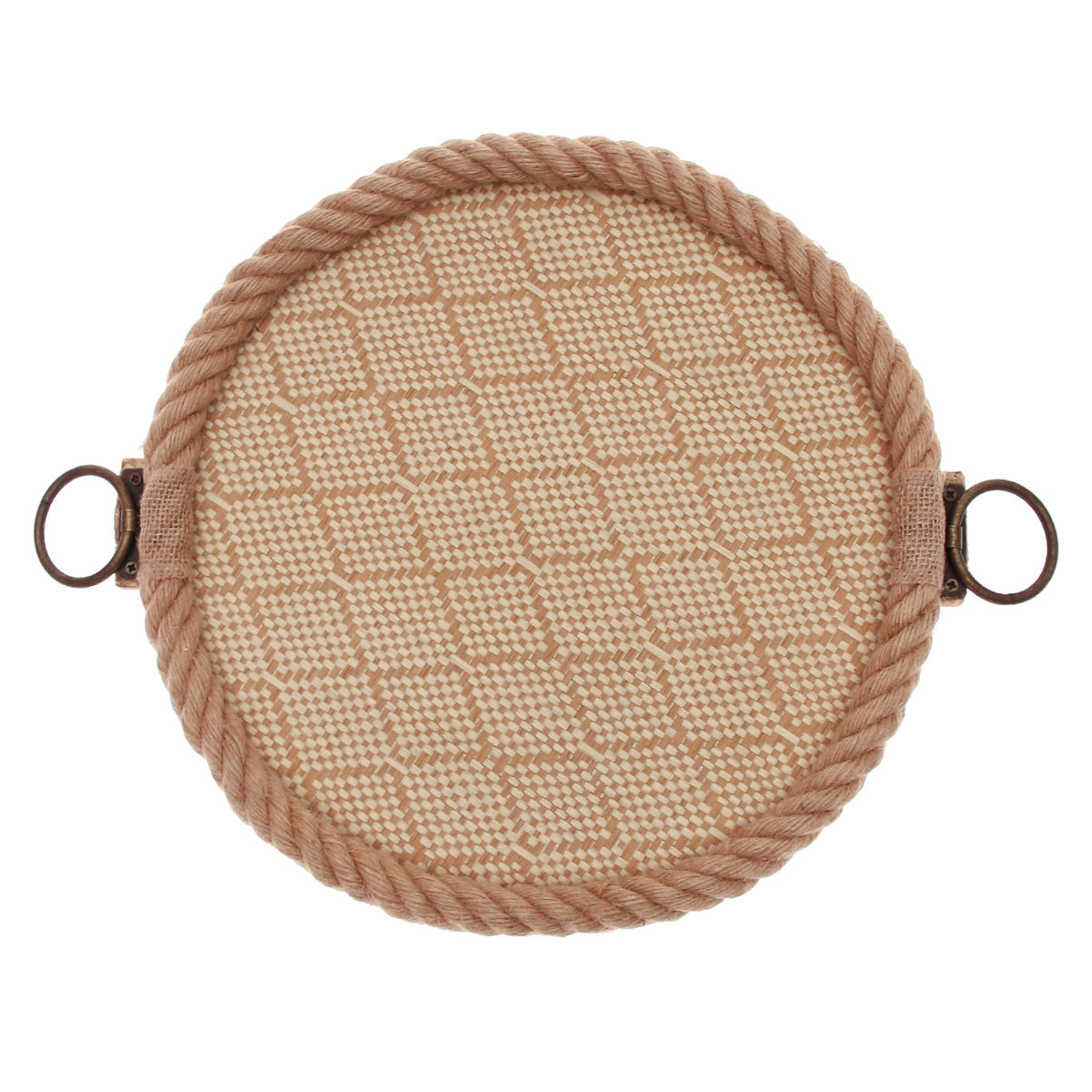 Round Tray Brown L 7631-2 - Habitt