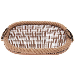 Oval Tray Brown S 7631-8 - Habitt
