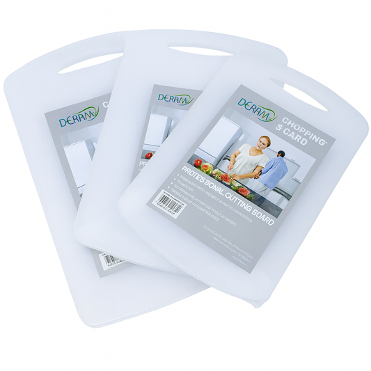 Kitchen Essential Cutting Board – Set of 3 (40x30cm, 35x26cm, 30x22cm) - Habitt