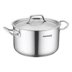 Proline Gastro Stainless Steel Casserole Pot Set – Professional Grade Cookware (Sizes: 20x12, 28x12, 28x16, 32x19, 36x10, 36x21, 40x25 cm) - Habitt