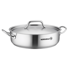 Proline Gastro Stainless Steel Casserole Pot Set – Professional Grade Cookware (Sizes: 20x12, 28x12, 28x16, 32x19, 36x10, 36x21, 40x25 cm) - Habitt
