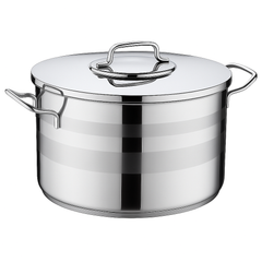 Astra2 Stainless Steel Casserole Set – Heavy-Duty Mirror Finish Cookware (Sizes: 32x19, 36x21, 40x25 cm) - Habitt