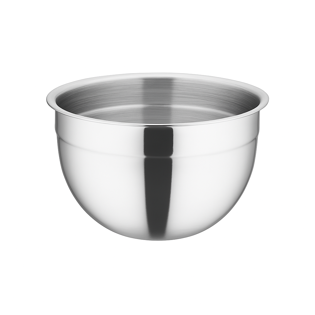 Proline Stainless Steel Gastro Mixing Bowl – Available in 16x11 cm, 20x13 cm, 24x15 cm & 28x17 cm - Habitt
