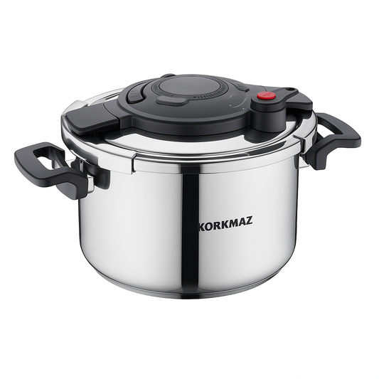Alessa Stainless Steel Pressure Cooker – 10 L & 12 L - Habitt