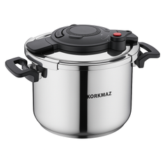 Alessa Stainless Steel Pressure Cooker – 10 L & 12 L - Habitt