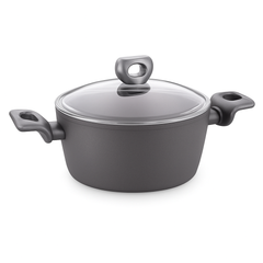 Nora Ceramic Casserole with Glass Lid – Available in 24x11.7 cm & 28x13.7 cm - Habitt