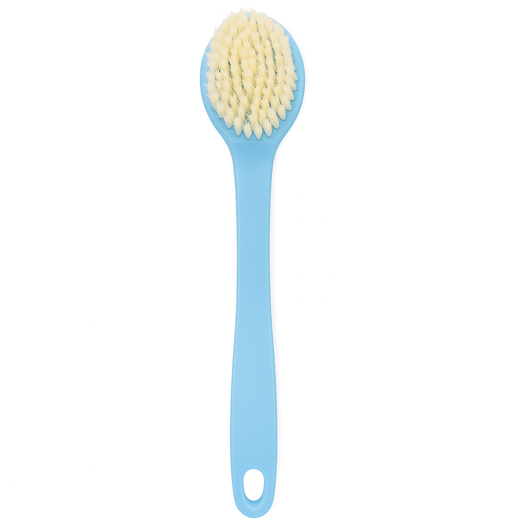 Long-Handle Bath Brush – Soft Bristle Body Scrubber for Shower & Exfoliating Care - Habitt