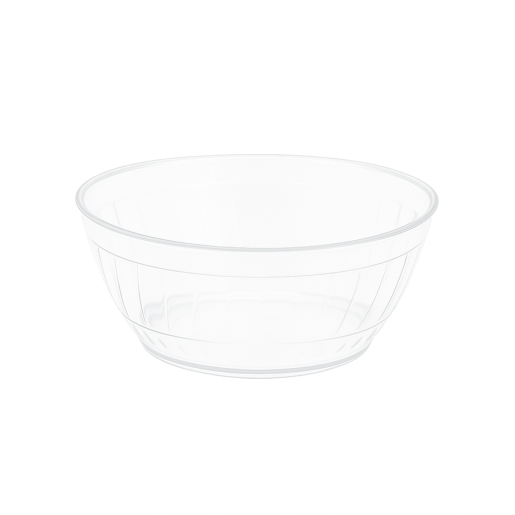 Acrylic Serving Dish – Clear Food Bowl for Snacks, Salads & Kitchen Storage (Small, Medium, Large, Extra Large) - Habitt
