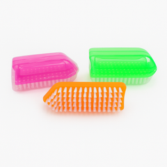1Pc Cloth Cleaning Brush – Heavy-Duty Laundry & Fabric Scrubber (Assorted Colours) - Habitt