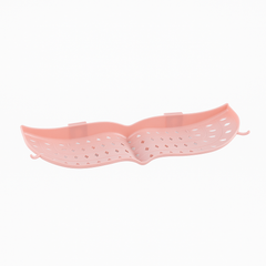 Dual-Compartment Plastic Soap Dish – Self-Draining Bathroom Sink & Shower Organizer (Pink) - Habitt