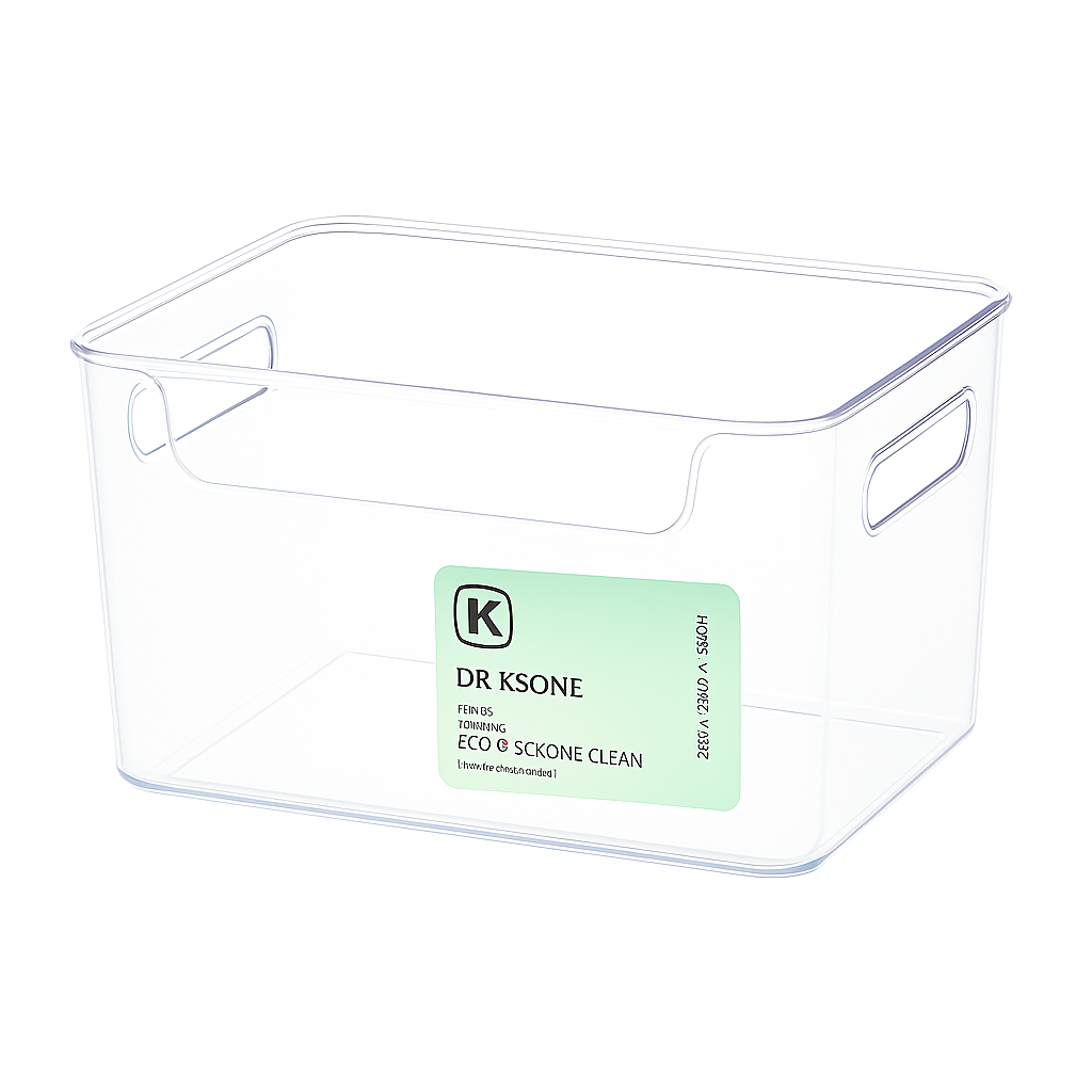 DeerBox Large Transparent Fridge Storage Box – Extra-Large Clear Plastic Refrigerator Organizer (XL / 2XL Sizes) - Habitt