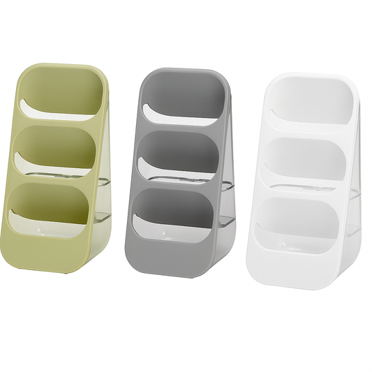 Standing Spoon Rack – Assorted Colours, Multi-Slot Upright Kitchen Utensil Holder & Space-Saving Spoon Organizer - Habitt