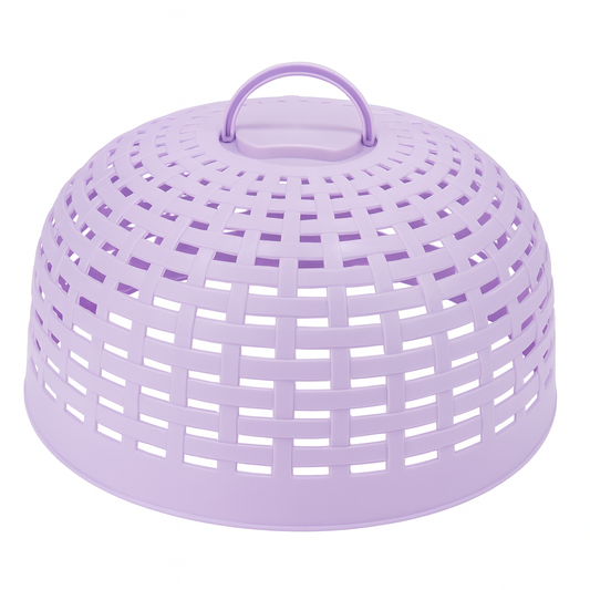 Large Woven Plastic Food & Milk Cover – Lightweight Ventilated Dome for Kitchen & Outdoor Protection - Habitt