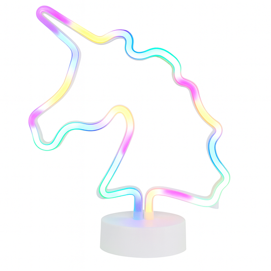 Neon Unicorn LED Light – Colorful Decorative Night Lamp for Bedroom, Kids’ Room & Party Décor - Habitt