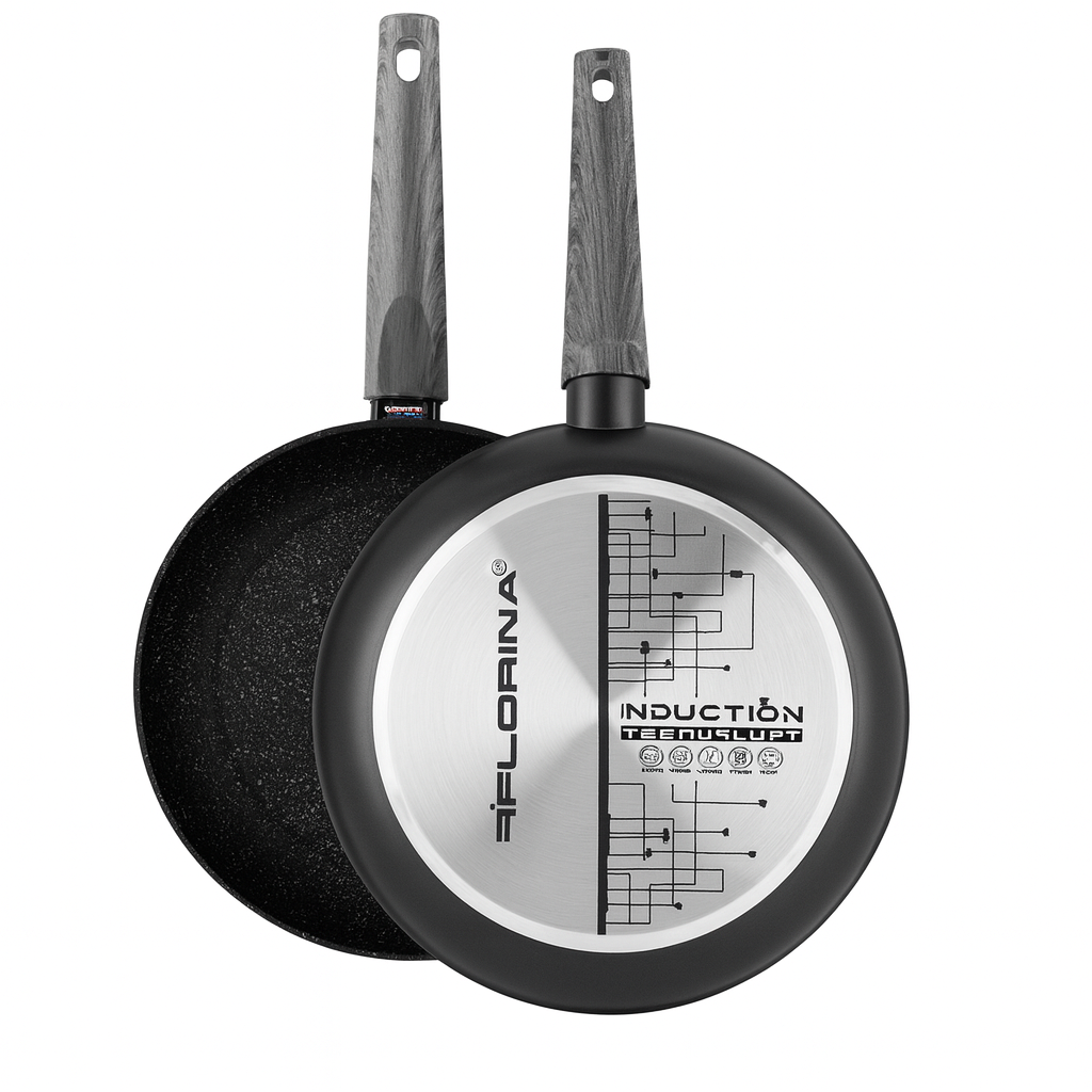 Florina Poland Non-Stick Fry Pan with Induction Base – Available in 24cm & 26cm - Habitt