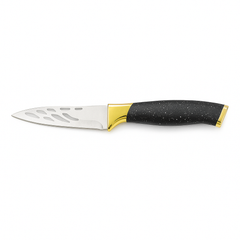 Premium Stainless Steel Kitchen Knife – 1-Piece Chef Utility Knife with Black & Gold Handle - Habitt