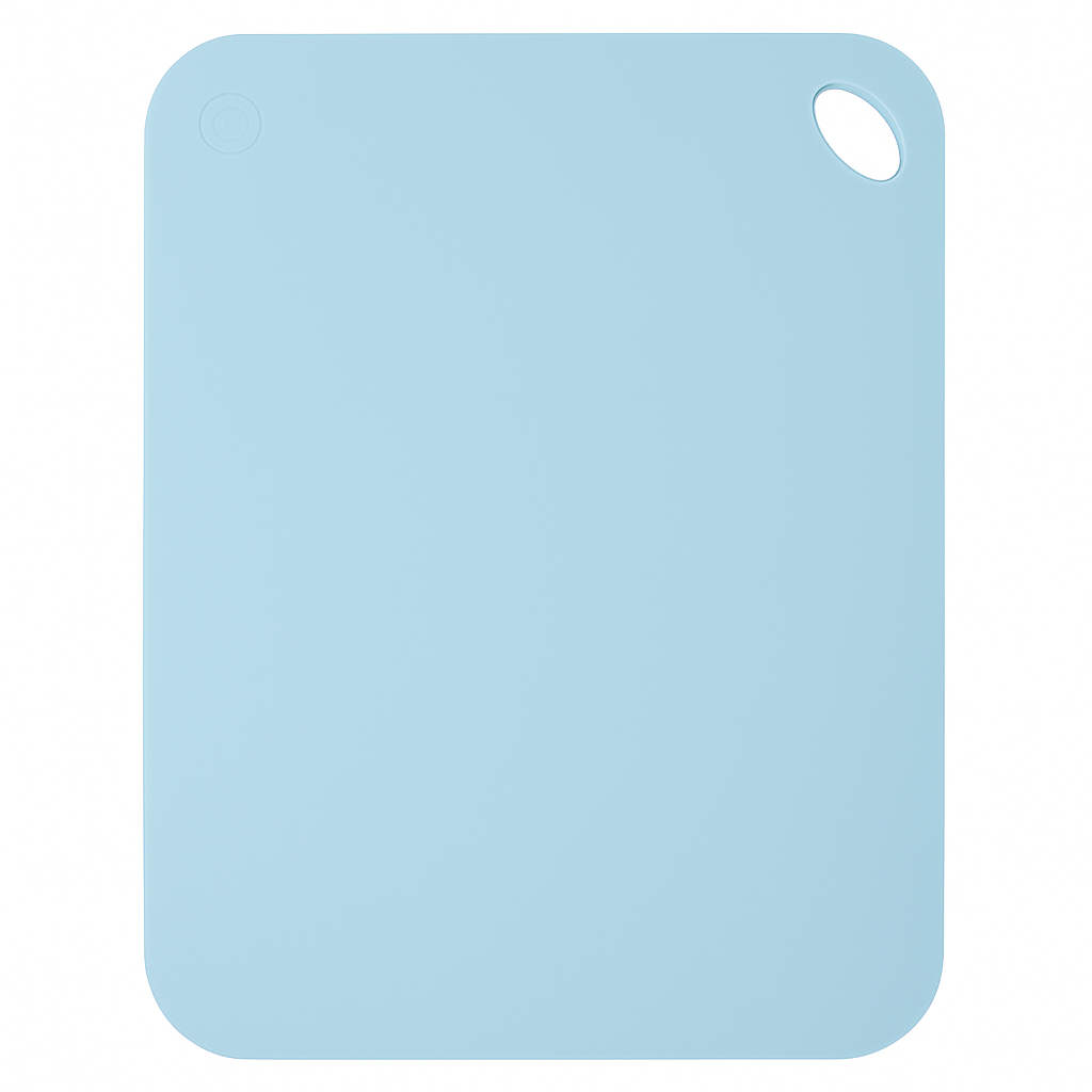 1Pc Flexible Cutting Board – Lightweight, Non-Slip Chopping Mat for Kitchen (Grey, Blue, Peach) - Habitt
