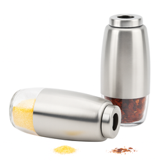 1Pc Stainless Steel Salt & Pepper Shaker – Sleek Modern Design (CH-23, Single Piece) - Habitt