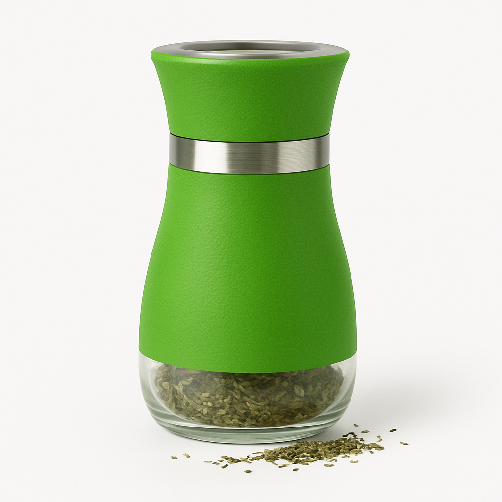1Pc Stainless Steel Salt & Spice Storage Jar – Vibrant Color (JLG-18, Single Piece) - Habitt