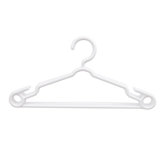 (PACK OF 6) Cloth Hangers – Durable Plastic Hangers - Habitt